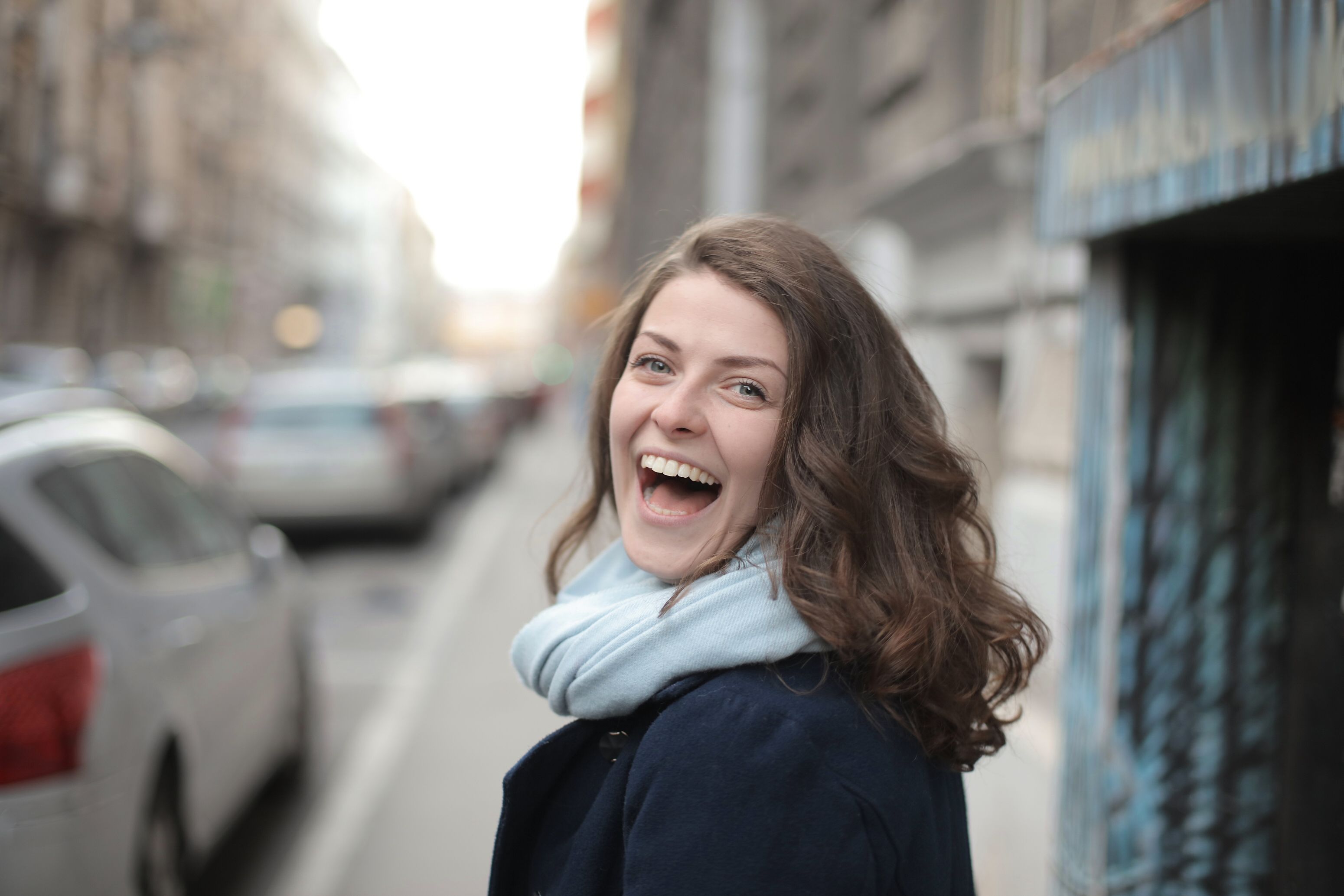 Woman with a healthy smile